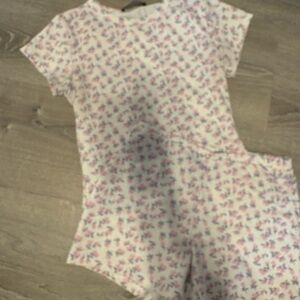 Floral Print Short Sleeve top